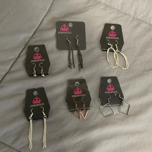 Paparazzi earring lot set of 6
